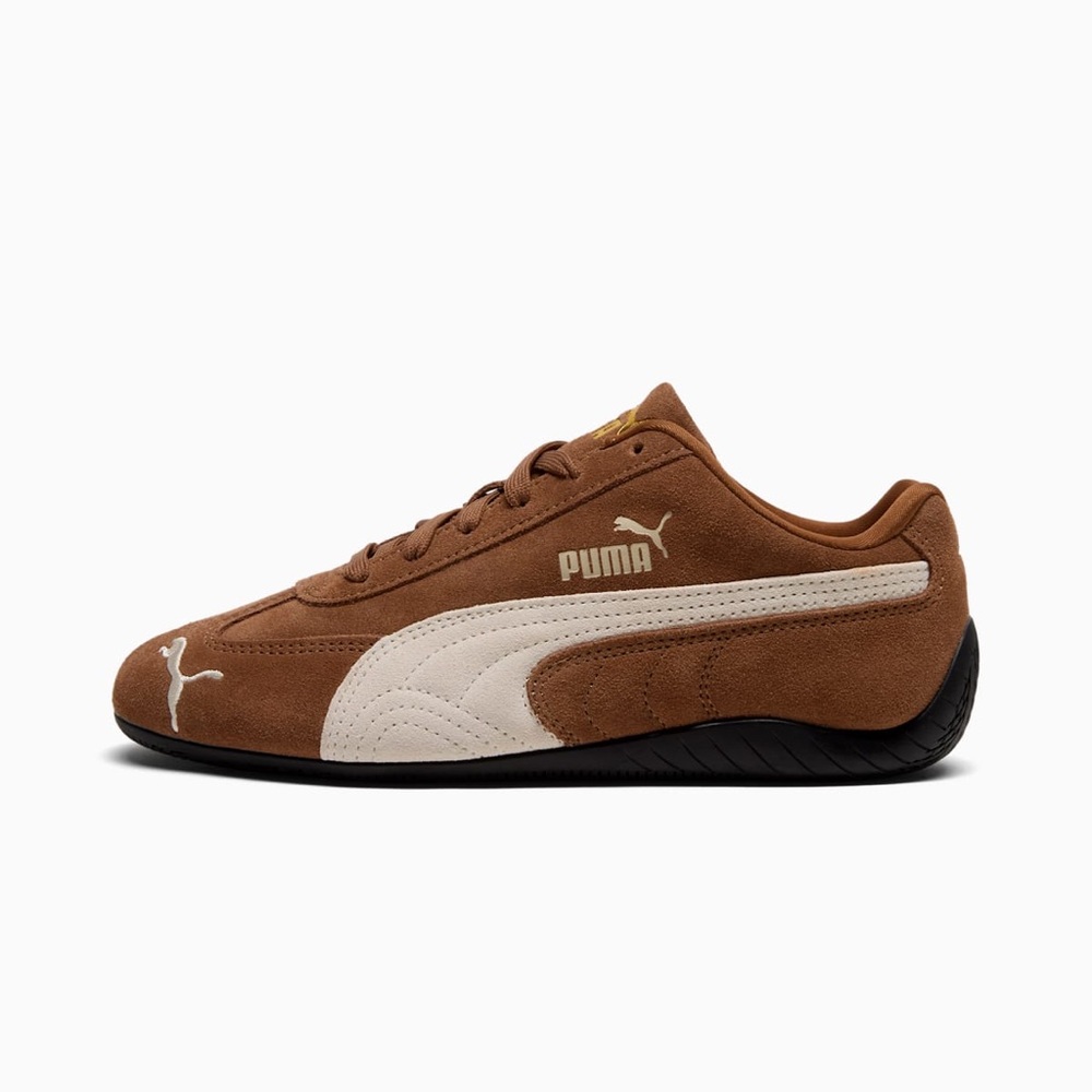 Women’s Puma Classic Brown and Cream Sneakers speed cat style size 9
